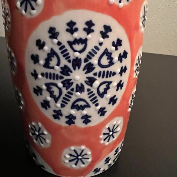 Deauville Veda Dining Dutch Collection Tall Mug w/ Embossed Design - Picture 5 of 12